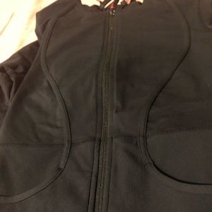 Lululemon black  zip up hoodie